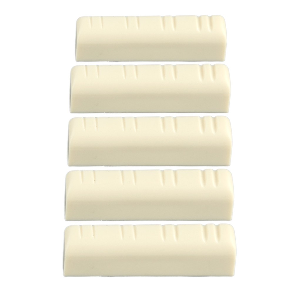 5Pcs Mandolin Bridge Nut 8 String Plastic 3.5cm Universal Instrument Accesso FFG