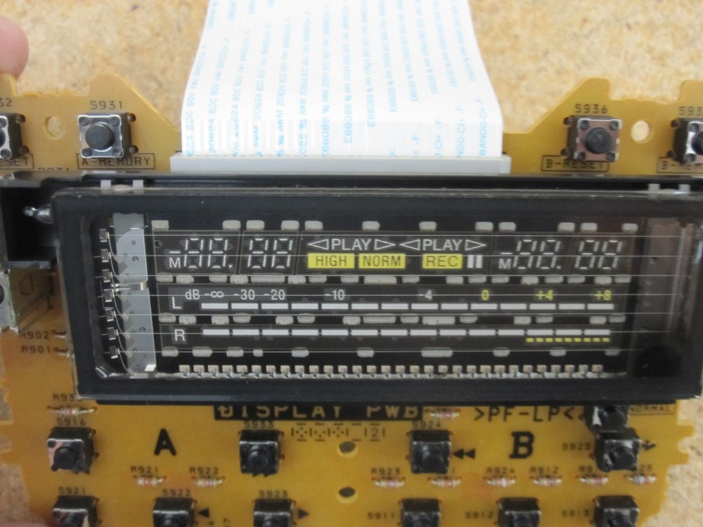 Sony TC-WE425 Cassette Deck Replacement Main Display - Tested Working
