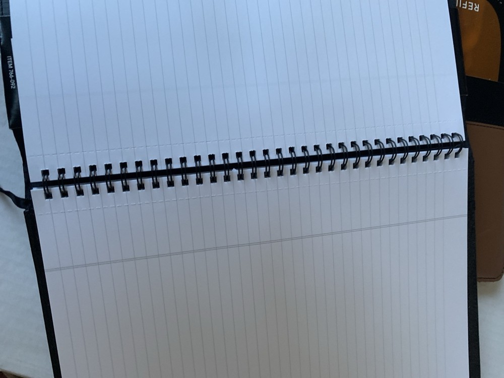 Foray Refillable Notebook 2 Each. Letter Size