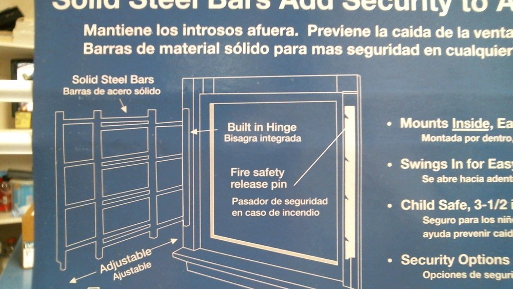 John Sterling Corp. Window Security Guard (1136) FS