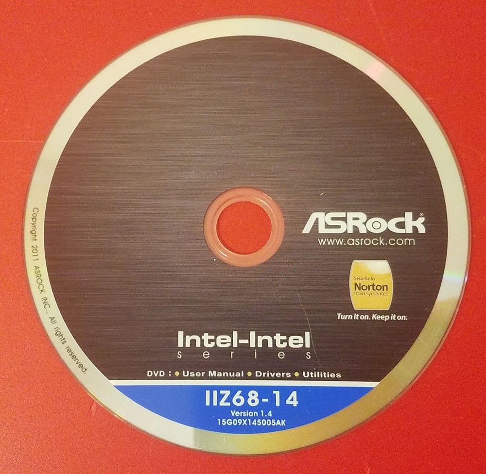 ⭐️⭐️⭐️⭐️⭐️ Driver Disc ASRock Intel-Intel Series IIZ68-14 Version 1.4 CD