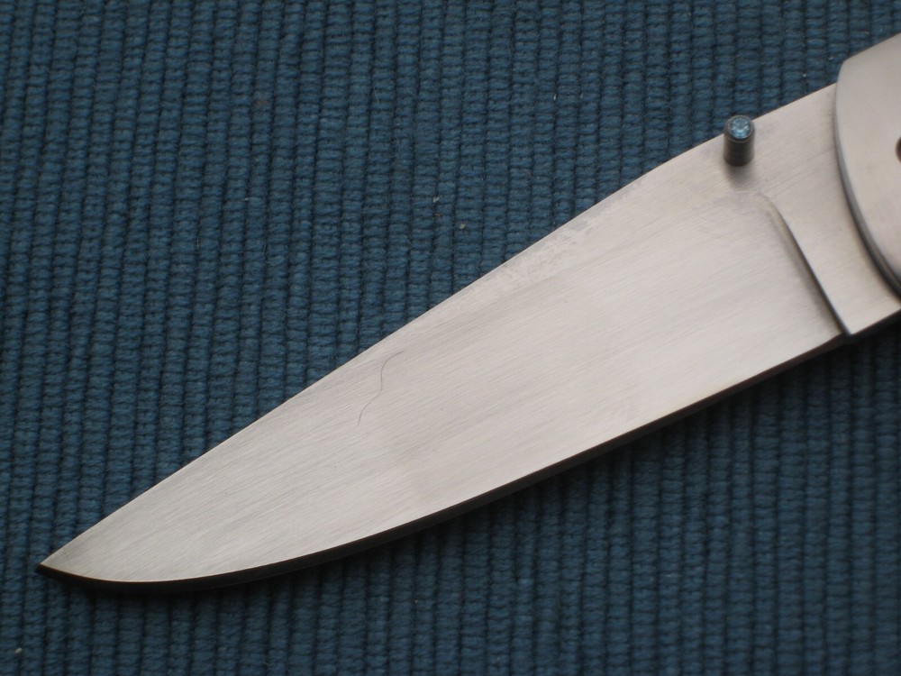 Mike Dilluvio Custom Black G10 Liner-Lock Folding Knife