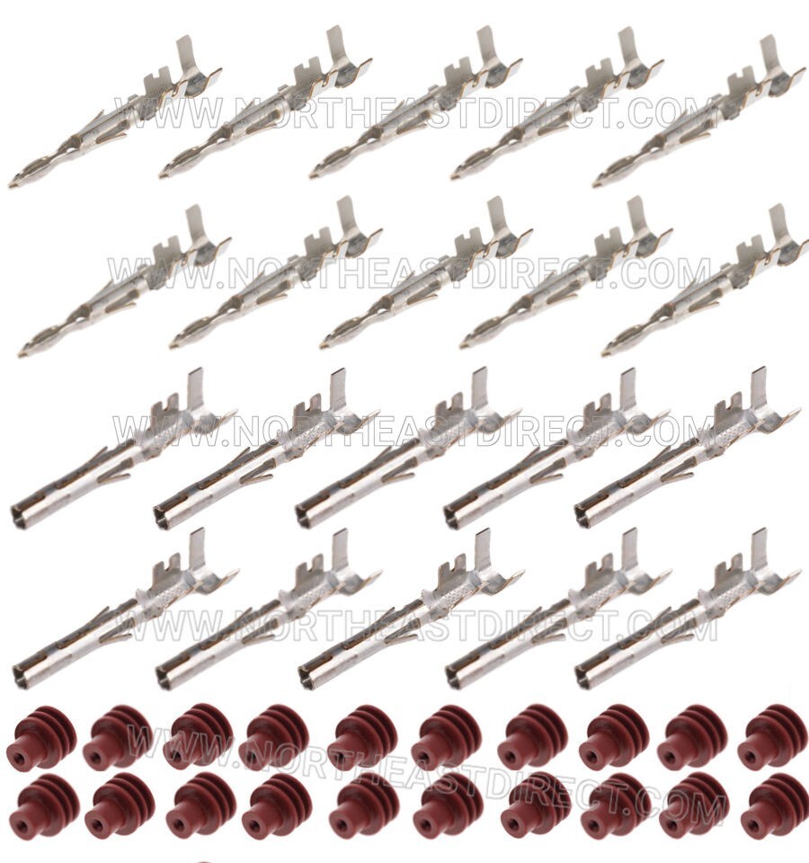 Delphi Weather Pack Terminals Kit 14-16 AWG