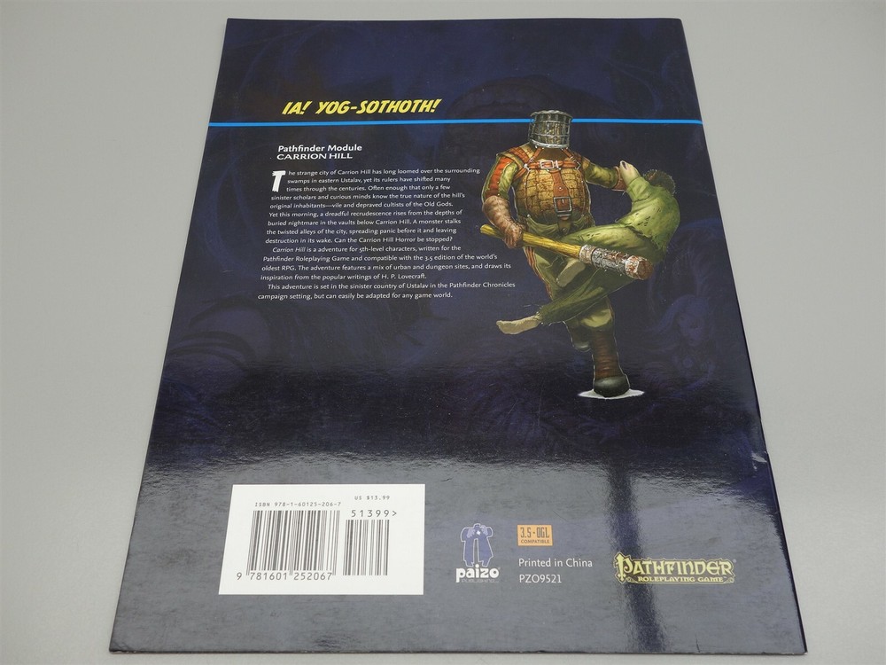 Carrion Hill Pathfinder Module (Paizo)