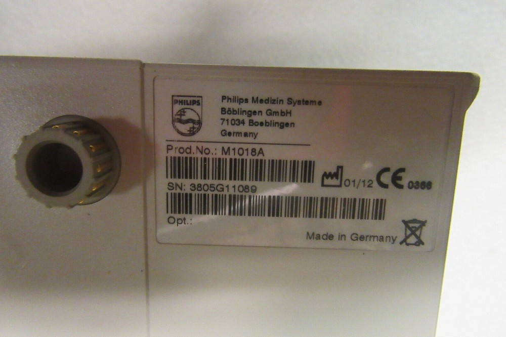 V28 PHILIPS MEDIZIN M1018A TCPO2 /TCPCO2 TRANSCUTANEOUS GAS MODULE