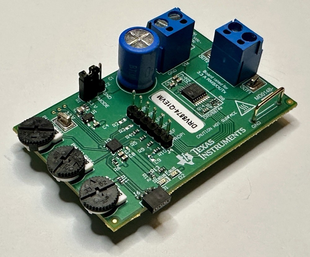 Texas Instruments DRV8874-Q1EVM Evaluation Module.