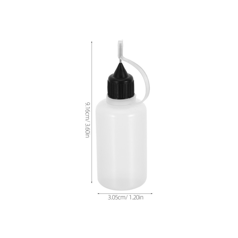 5 Pcs Dispensing and Bottling Glue Applicator Bottles Needle Tip Squeeze