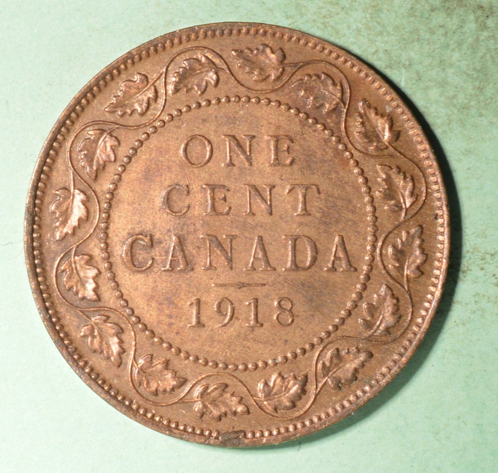 1918 - Canada Large Cent  - INV#D-127