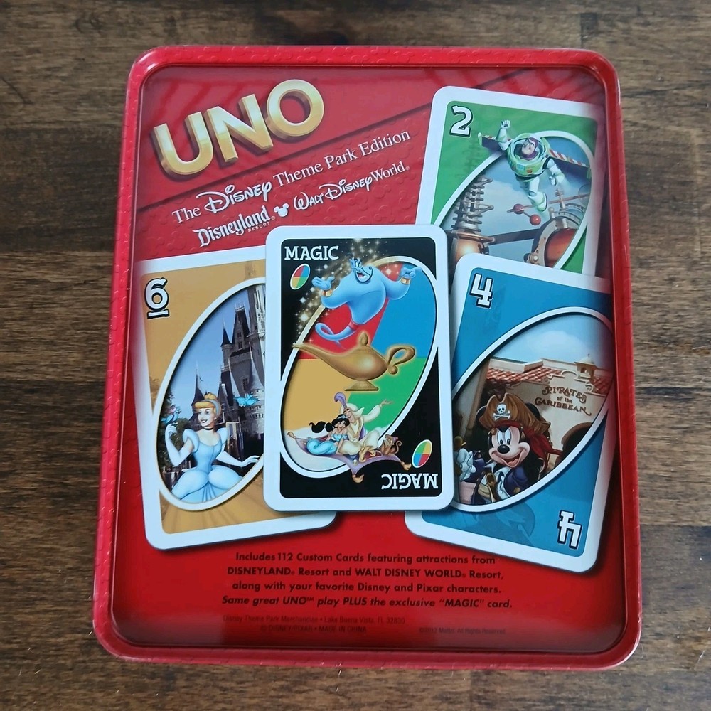 UNO Disney Theme Park Edition 2012