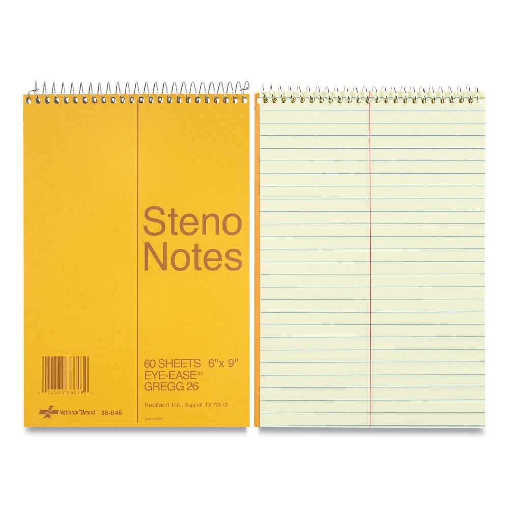 Steno Notes 6"X9" 60 Sheets