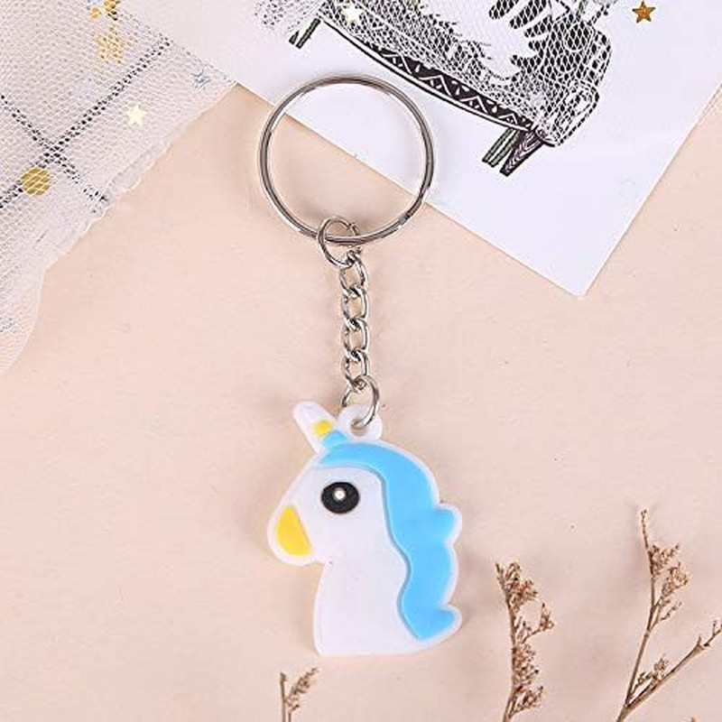 KINGFOREST 50-Piece Split Key Ring Kit with Chains & Jump Rings - 1 Inch Silver
