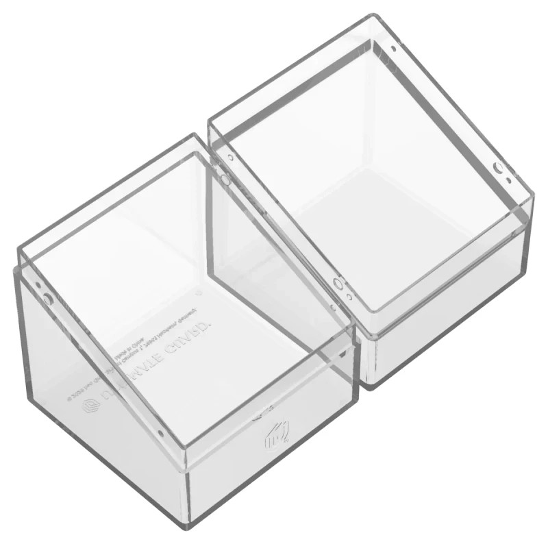 Ultimate Guard Clear Transparent 100+ Boulder Standard Deck Case Card Box New