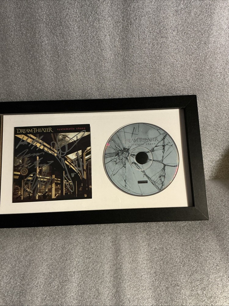 Dream Theater - Dream Theater- Systematic Chaos- Signed CD Insert