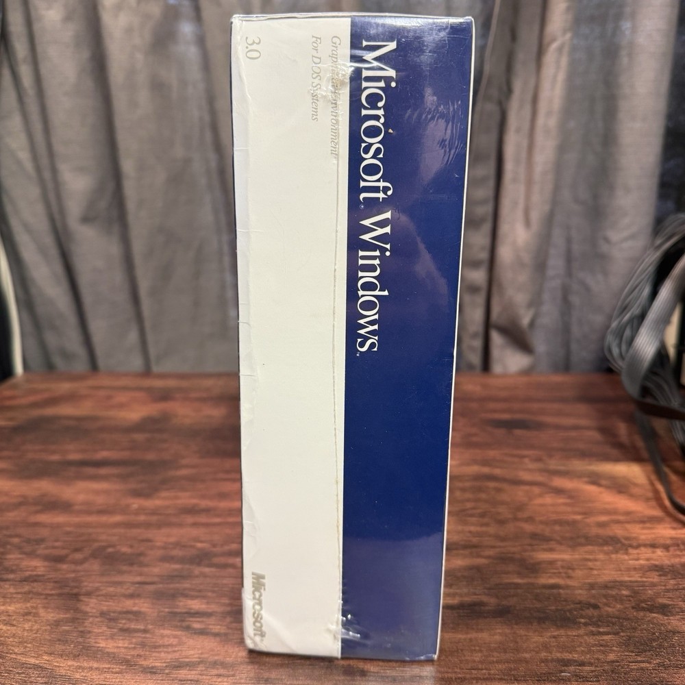 Factory Sealed Microsoft Windows 3.0 Vintage PC Software 3.5" 720K