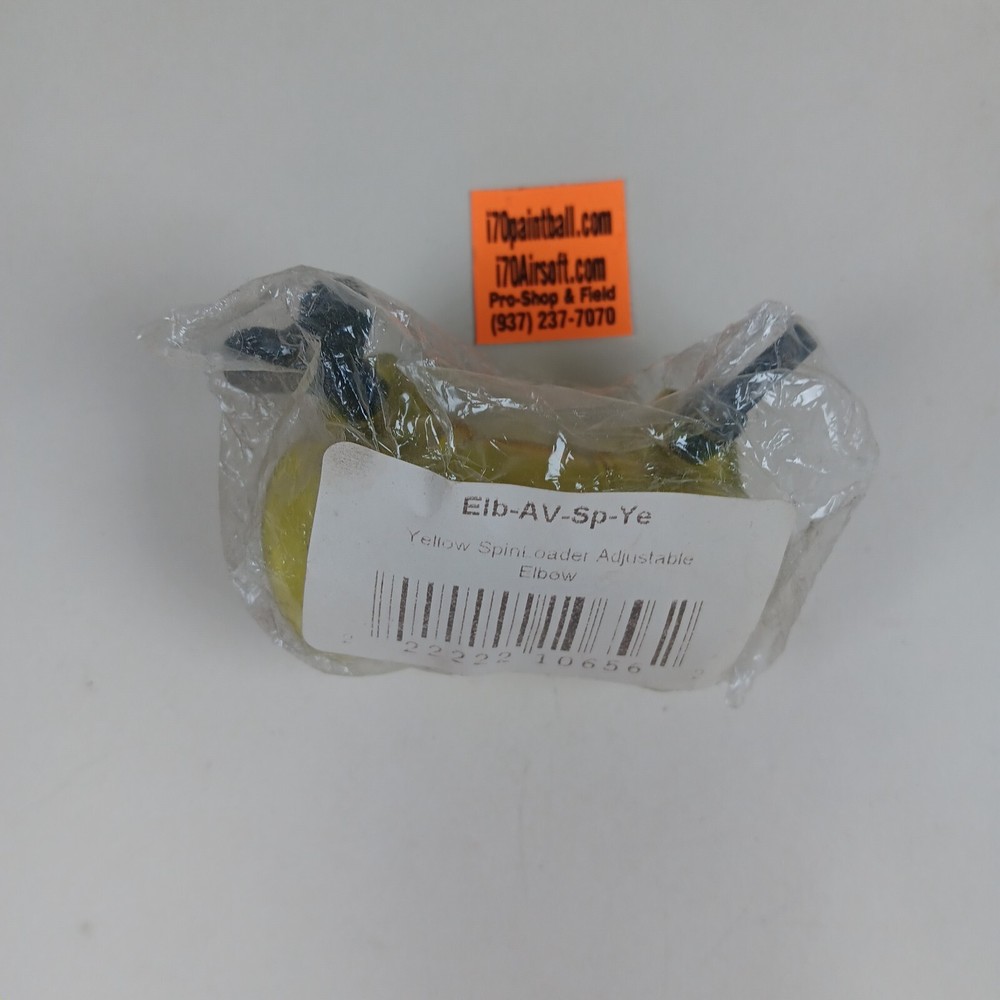 Yellow Spinloader Adjustable Hopper Feed Neck / Hopper Adapter / Elbow (x3)