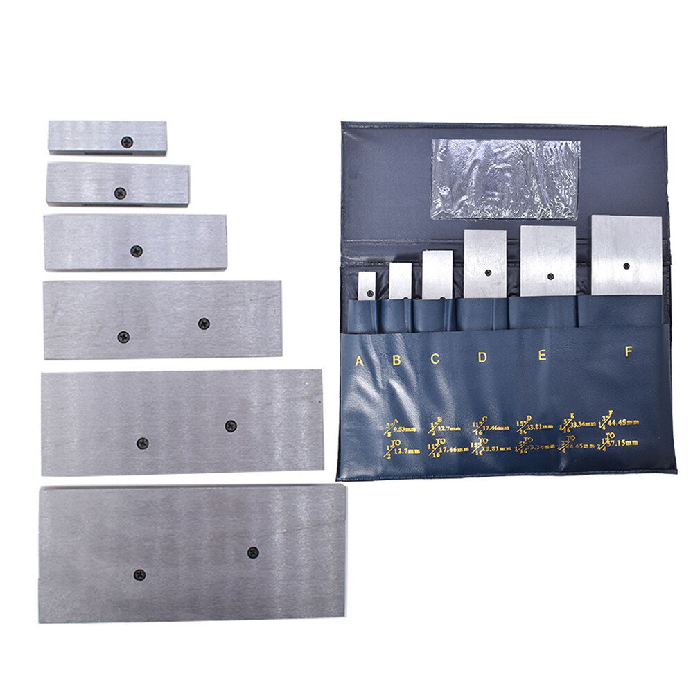New 6Pcs Adjustable Parallel Set 3/8" - 2-1/4" From USA