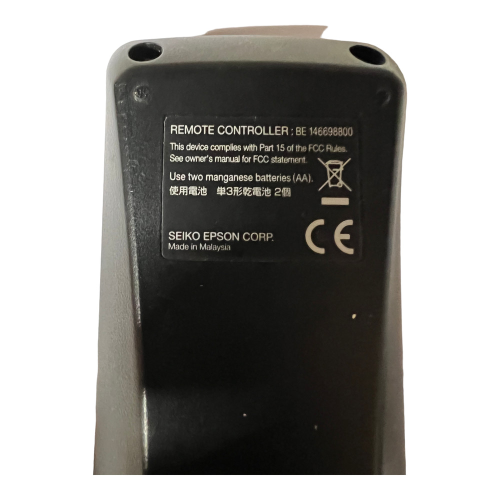 Seiko Epson Projector Remote Control BE146698800 Tested Works