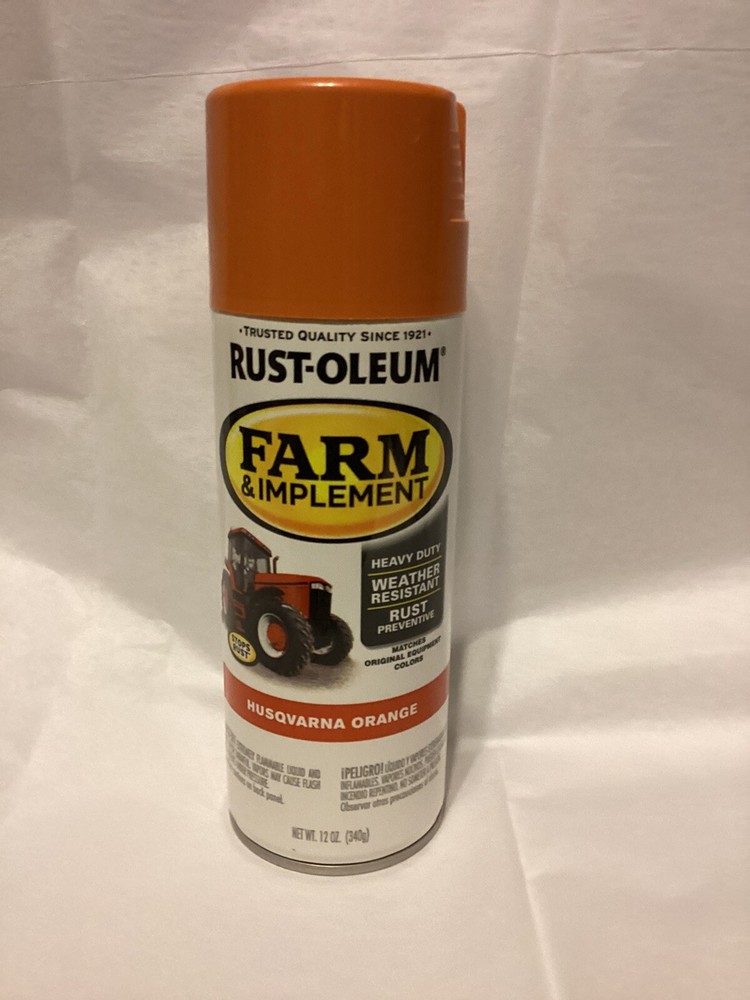 One 12 Oz Can Rust-Oleum FARM & IMPLEMENT Spray Paint