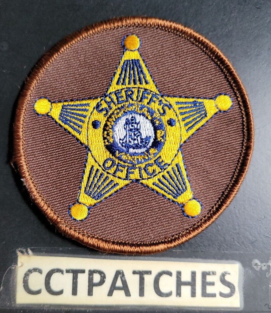 VIRGINIA SHERIFF OFFICE SHOULDER PATCH VA