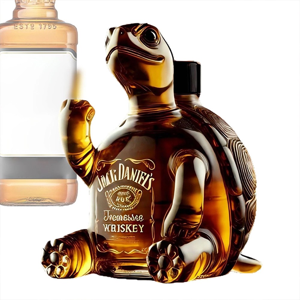 Turtle Whisky Glass Wine Bottle Ornaments