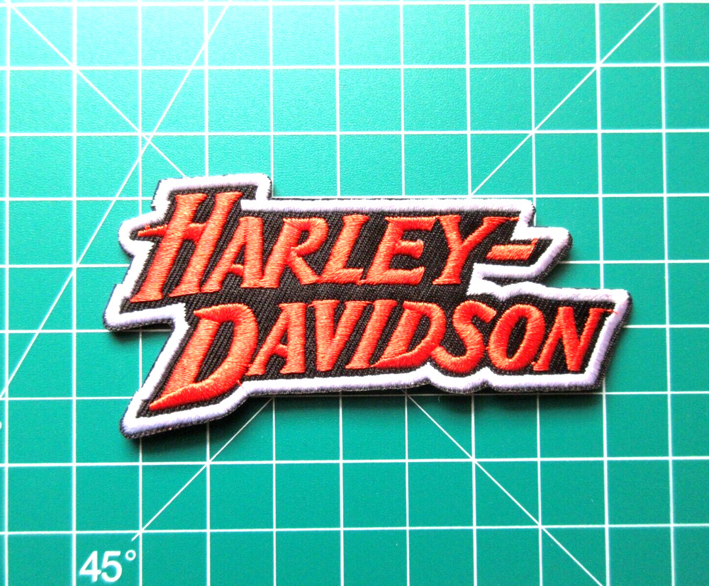 MOTORCYCLES HARLEY BIKERS VEST JACKET HAT EMBROIDERED IRON ON PATCH
