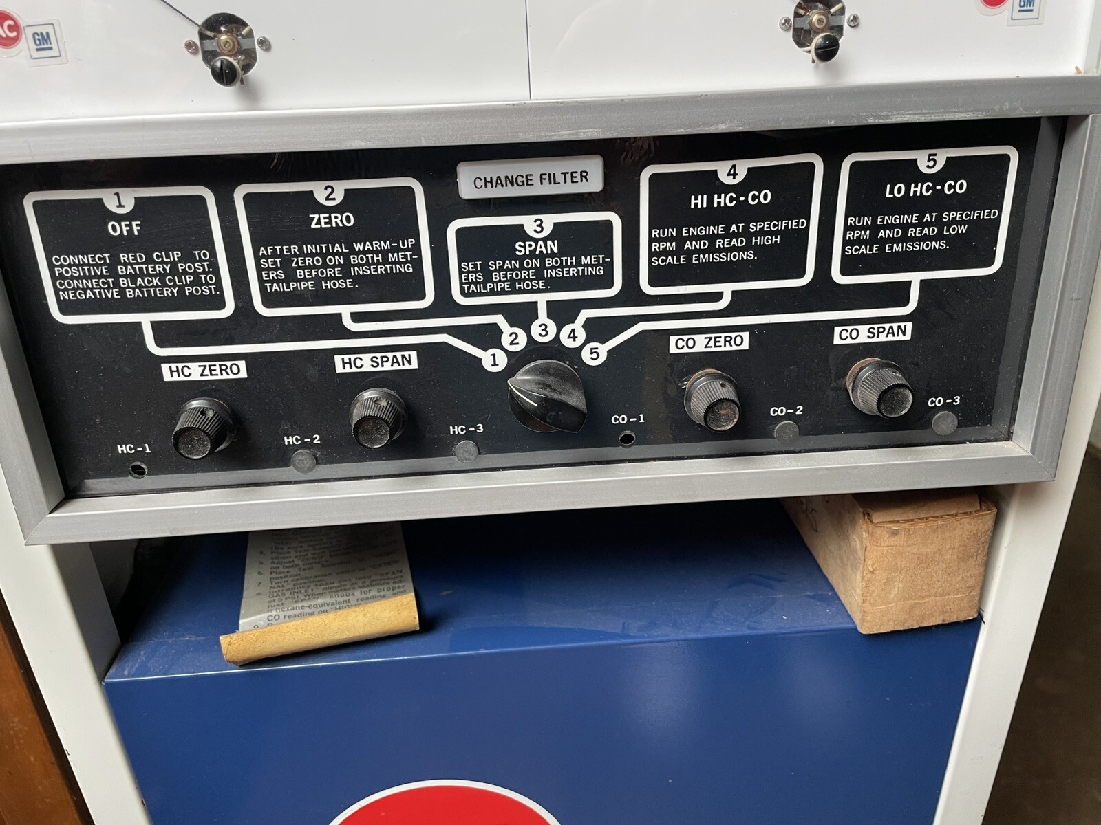 Ac St-500 Emission Analyzer Vintage