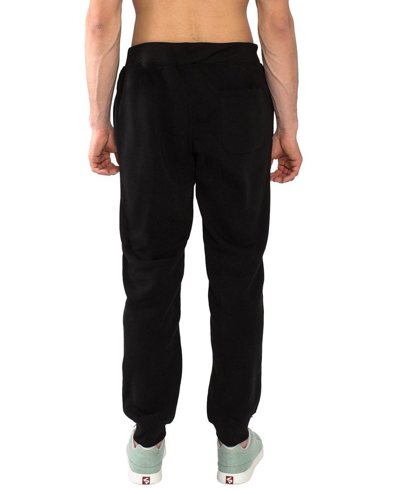 Men's 1570 Basic Active Fleece Jogger Sweatpants Black (A)