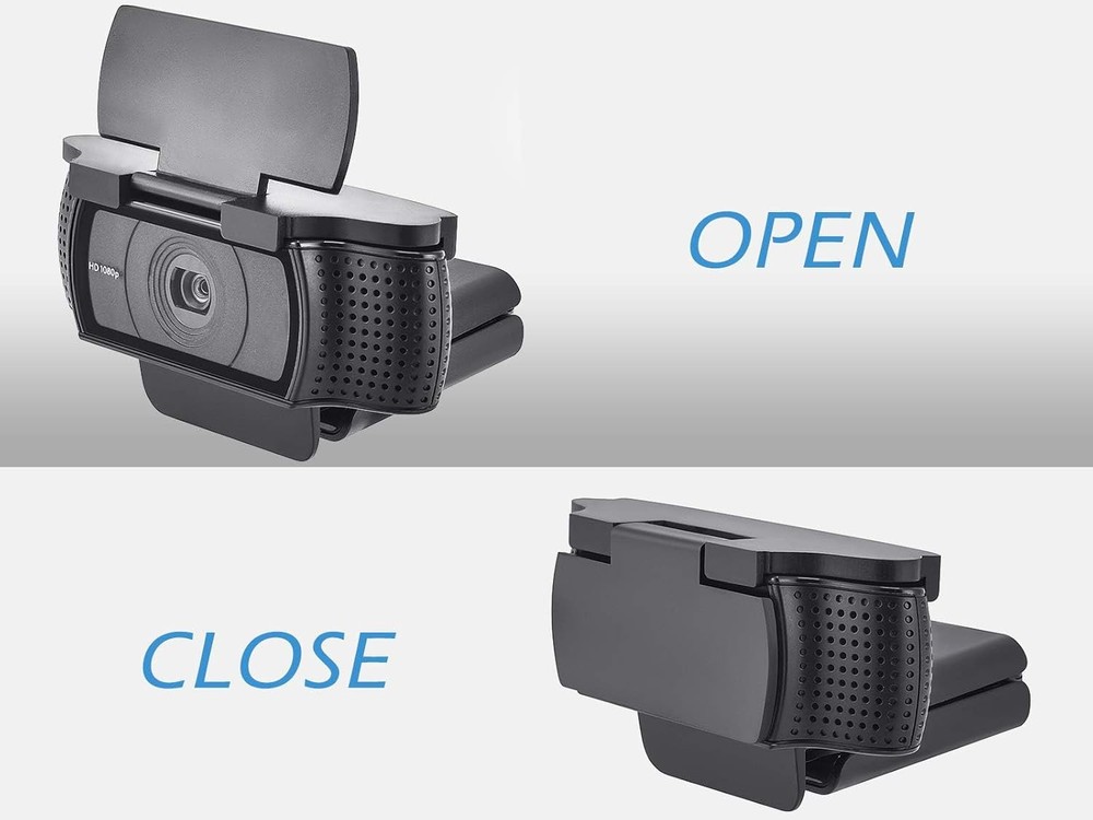CloudValley Webcam Cover for Logitech C920 C922 C930e | Privacy Lens Protector