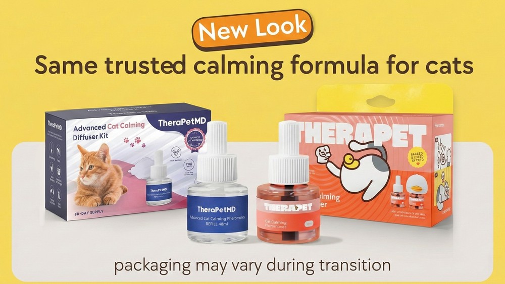 60-Day Cat Calming Pheromone Diffuser - Reduces Stress, Pee Spraying, Aggression