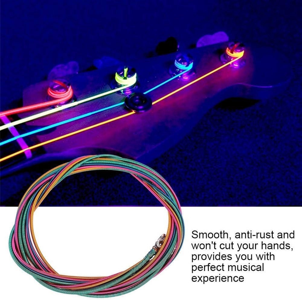 Bass Strings 4-String Bass Strings Electric Bass Strings 4-String Colorful St...
