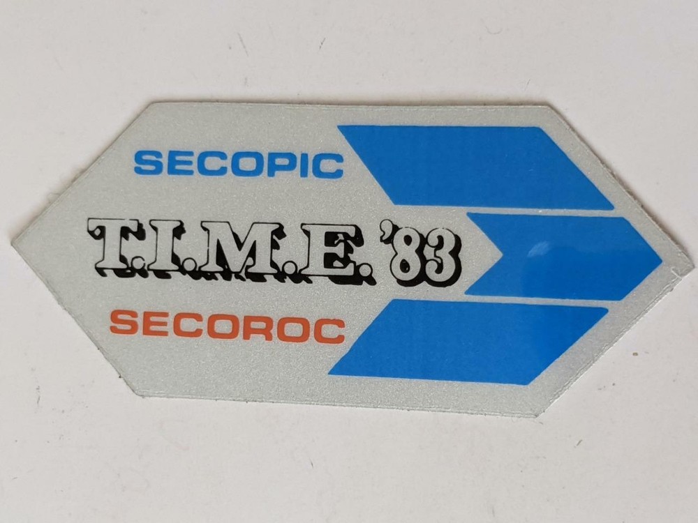 Retro Sticker - Secopic T.I.M.E. '83  Secoroc