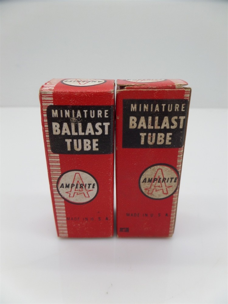 Lot Of 2 Amperite D6TF9 Electron Tubes