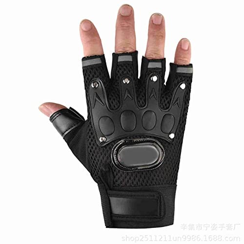 Half Finger Driving Gloves, Comfortable Breathable Grip for Steering,