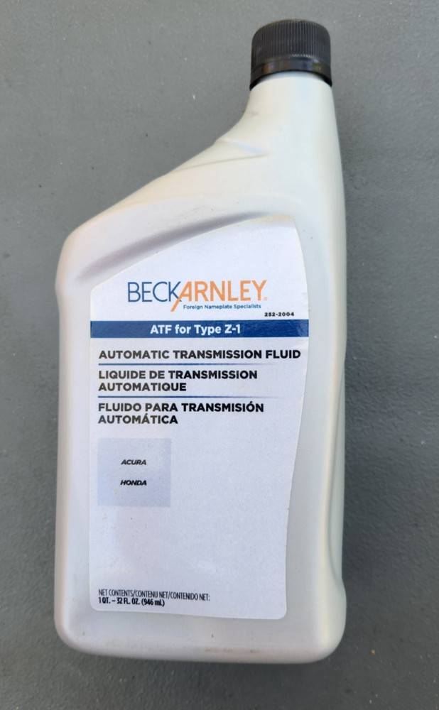 Beck/Arnley Synthetic Automatic Transmission Fluid Z1 1 Quart - 252-2004