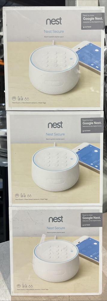 x3 NEST ALARM SYSTEM