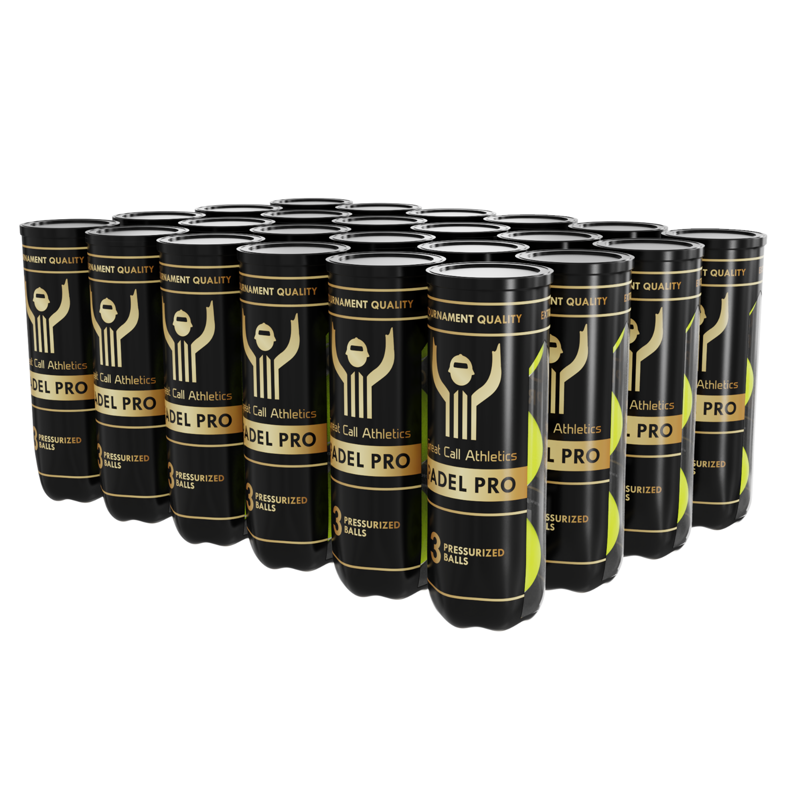 Great Call Athletics | Padel Pro 3 Ball Can | Professional Tournament Quality