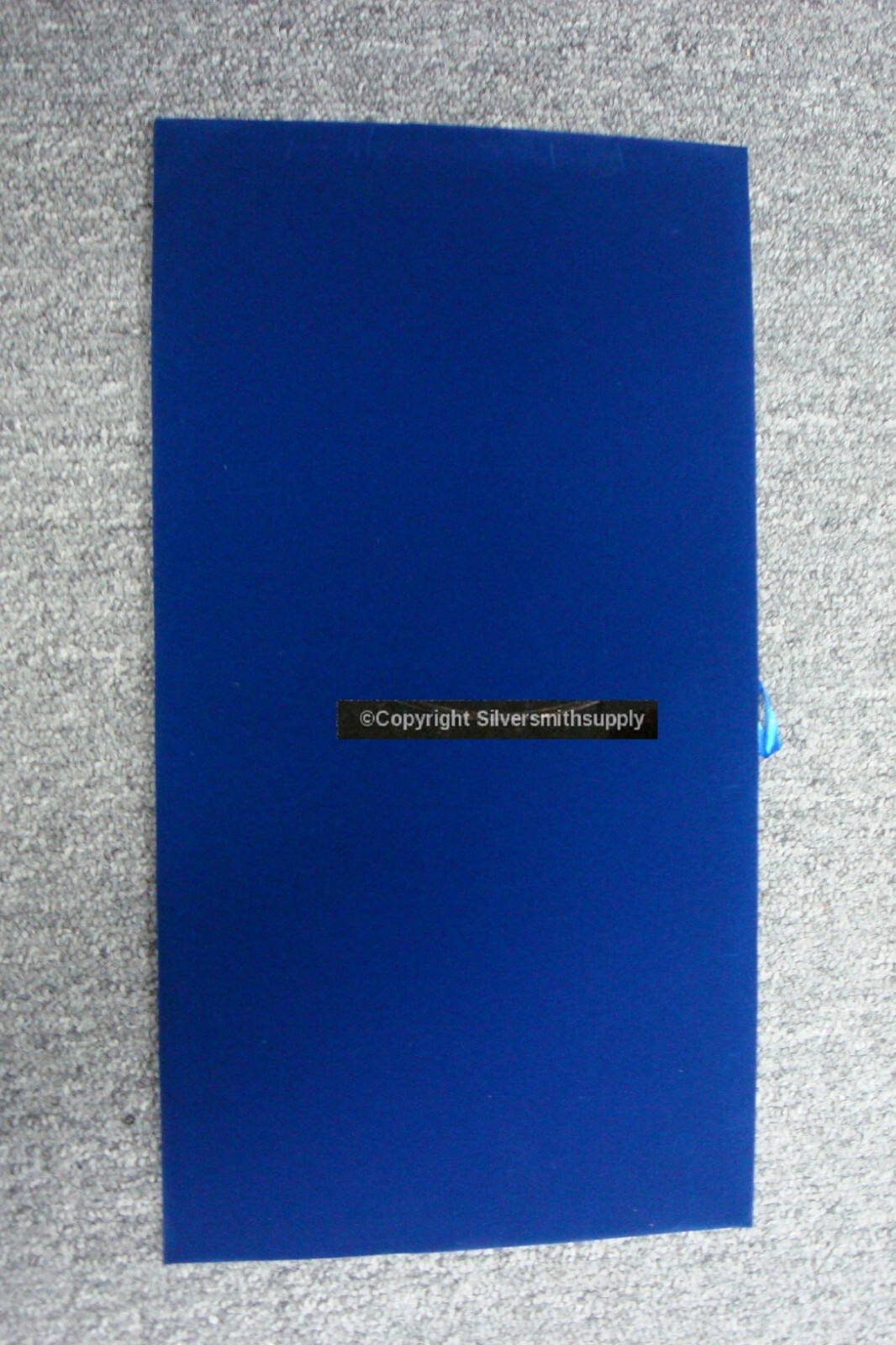 BLUE Velvet Jewelry display Pad FULL SIZE 14" x 7 1/2" X 1/4" Pin jewelry JD059