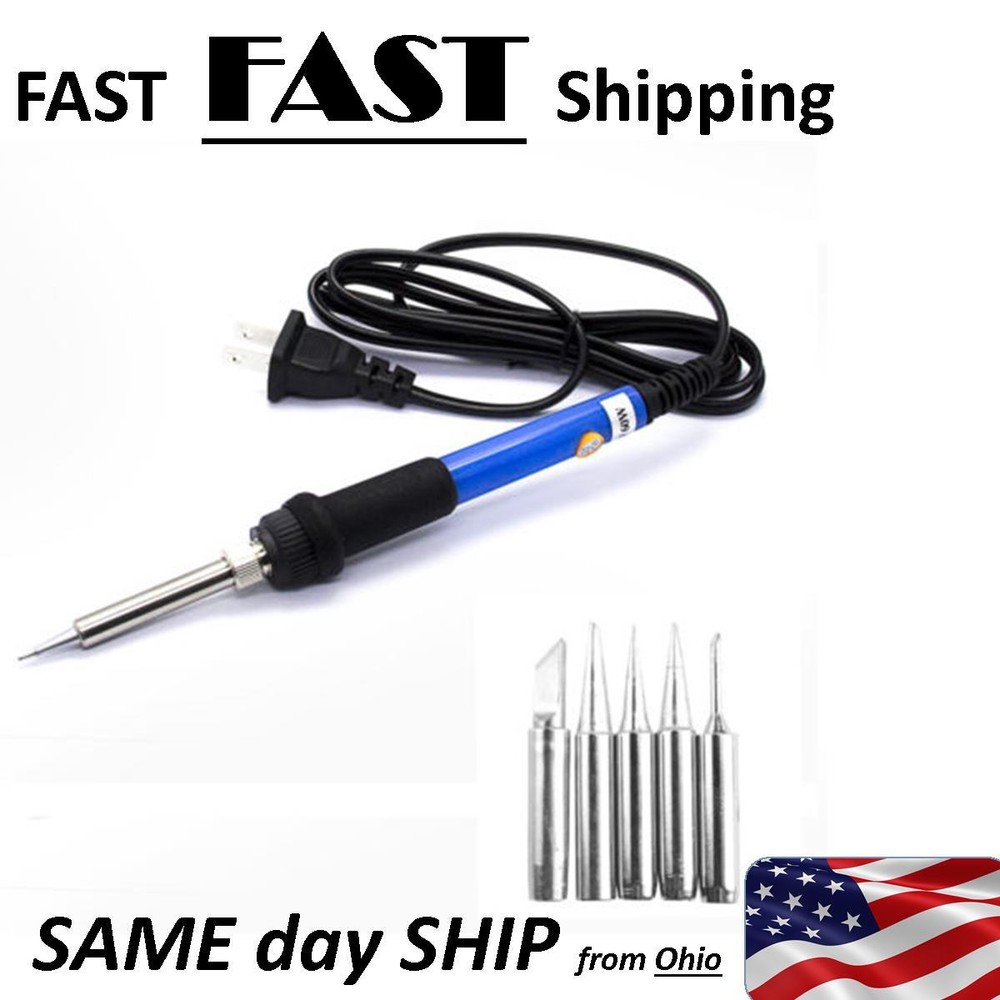 Soldering Iron with 5 tips