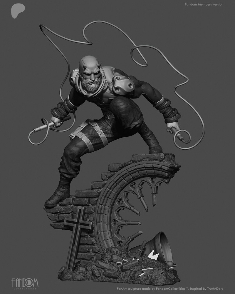 Daredevil 3D Print Unpainted/Unassembled