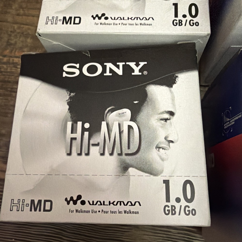 Sony Minidisc Boxes - Empty Boxes Without Discs