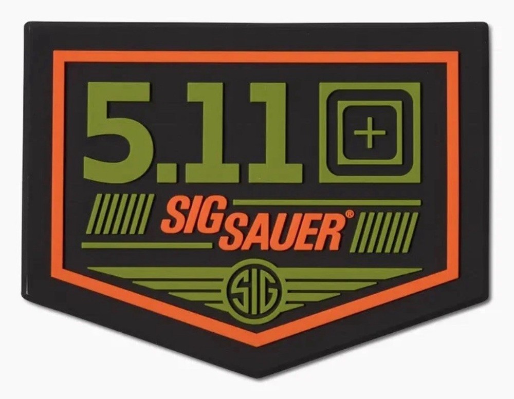 *BRAND NEW* 5.11 SIG SAUER EMBLEM PATCH HOOK BACKING