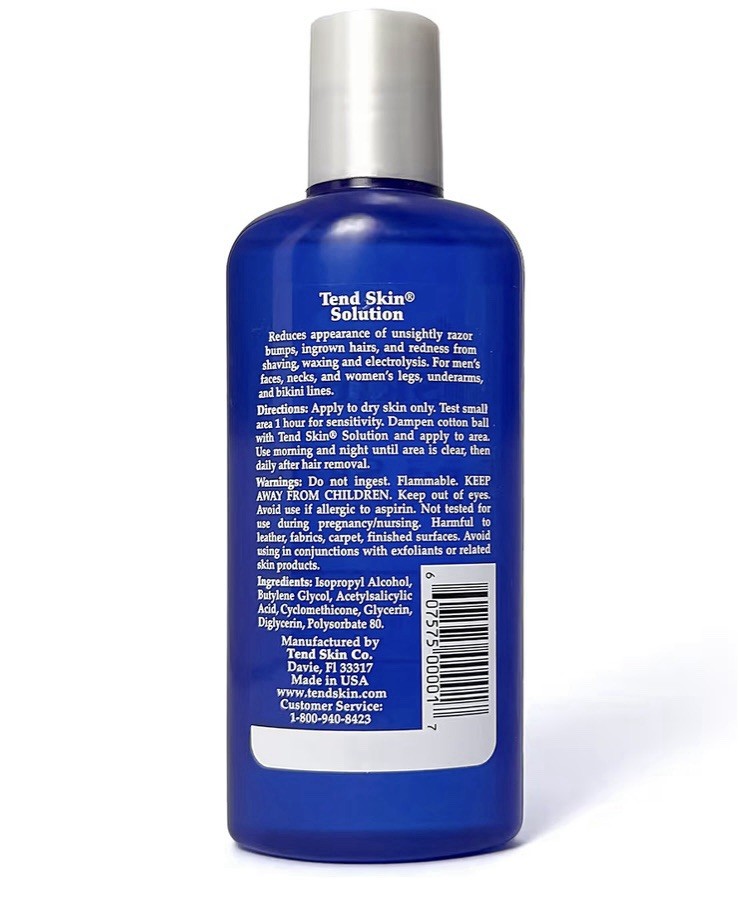 Tend Skin Razor Bump & Ingrown Hair Solution Post Shave & Wax 4oz. Made In USA ✅