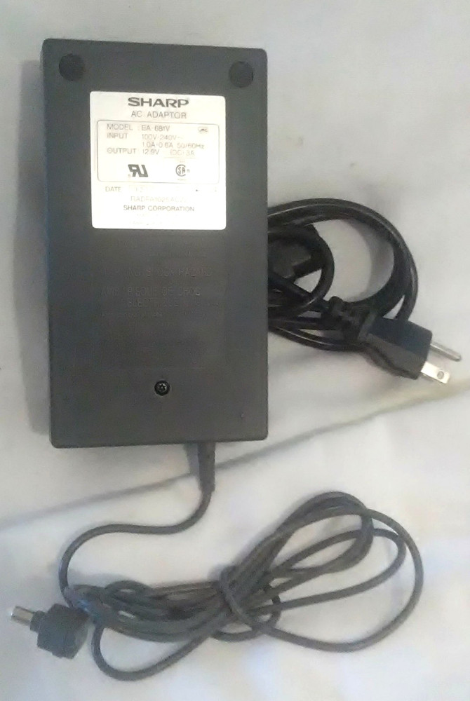 Sharp PC Computer & CB Power Supply 12.9vdc 3A EA-681V TESTED Japan