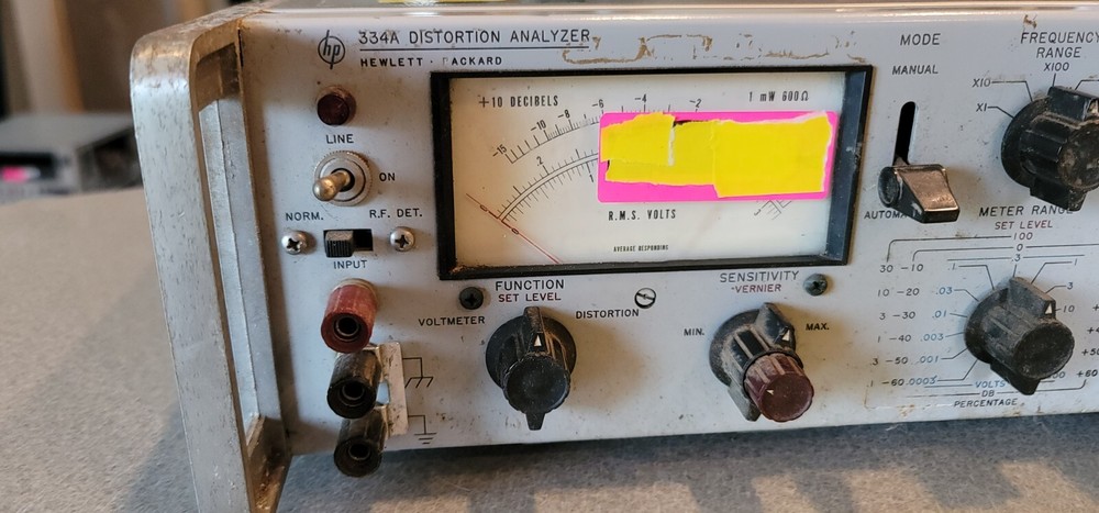 Hewlett Packard 334A Distortion Analyzer