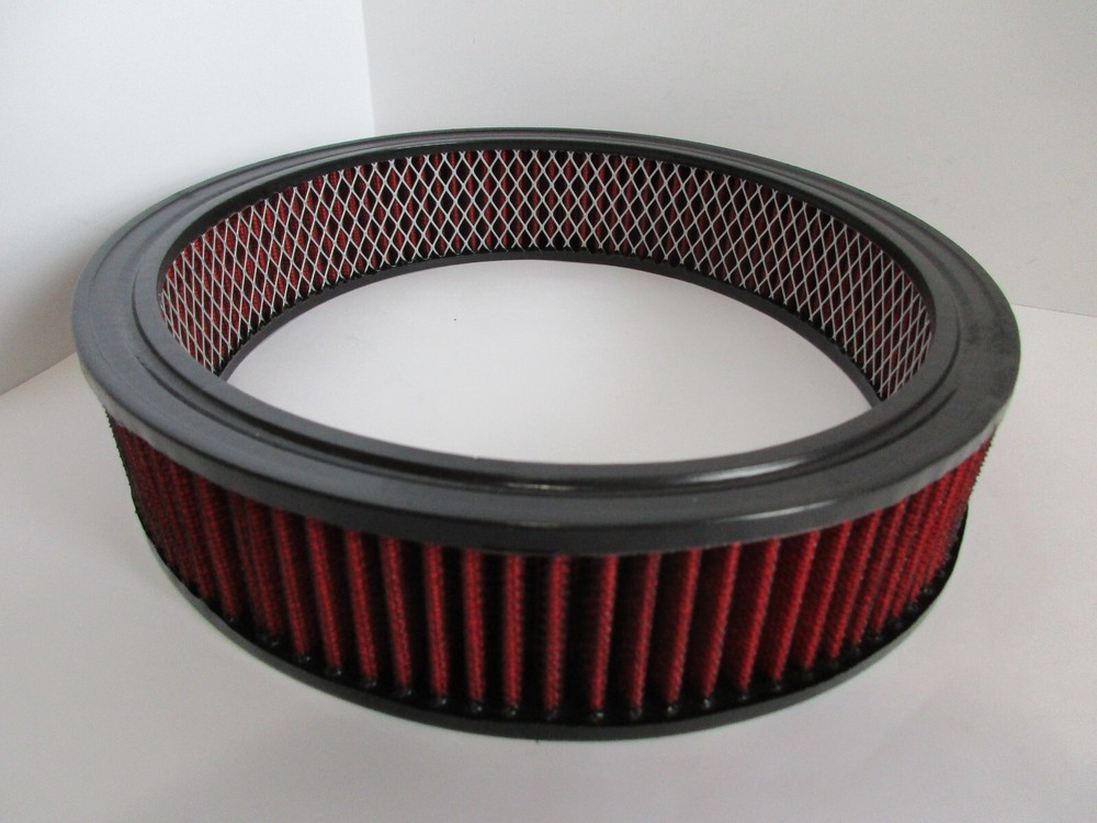 10" "RED" WASHABLE AIR CLEANER ELEMENT REUSABLE #7136RD