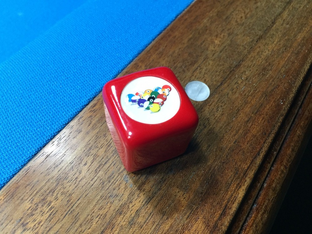 8-Ball Rack Billiard Pool Cue Tip Chalk Holder Table Chalker