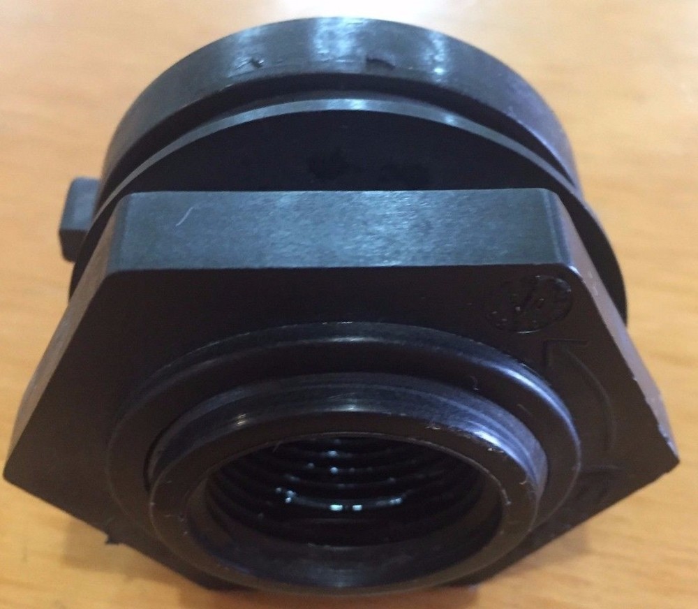 1" poly Bulkhead tank fitting