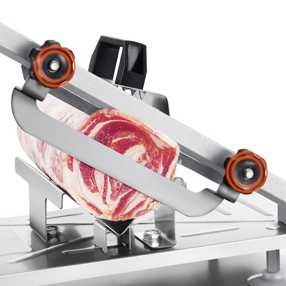 Frozen Meat Cutting Machine Adjustable Thickness Beef Mutton Rolls Cutter