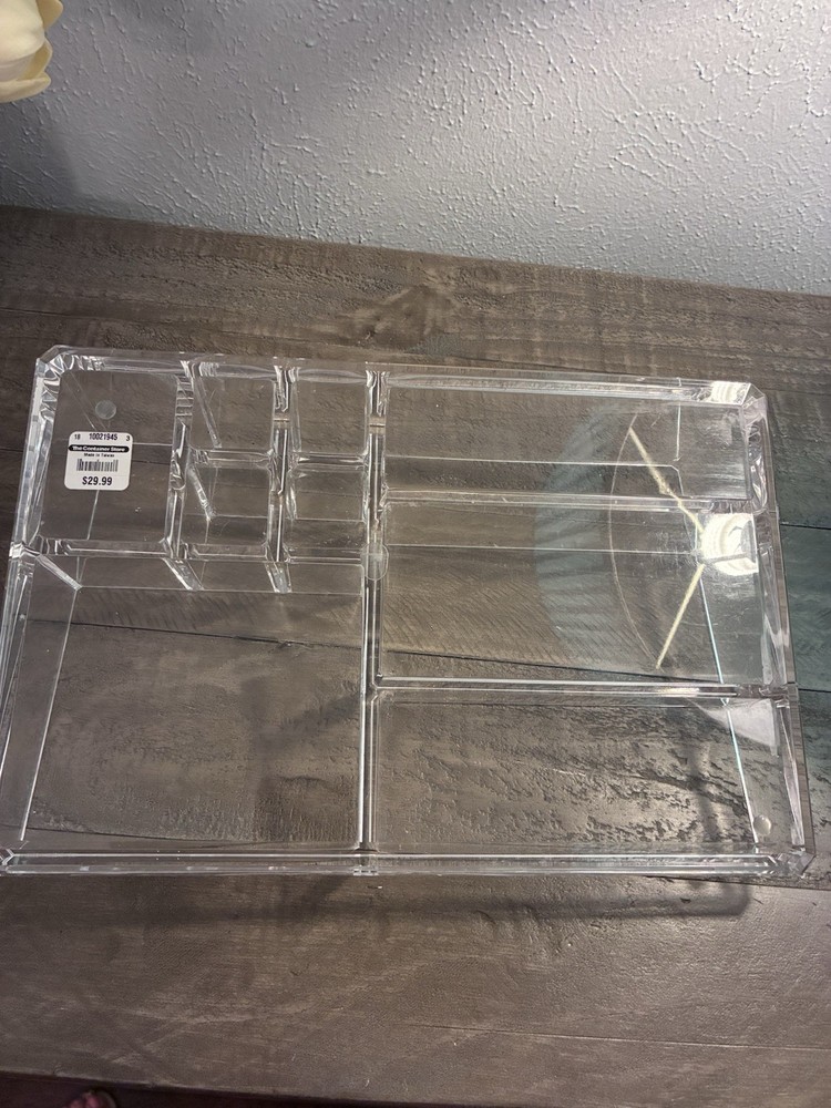 makeup storage Container Store Acrylic