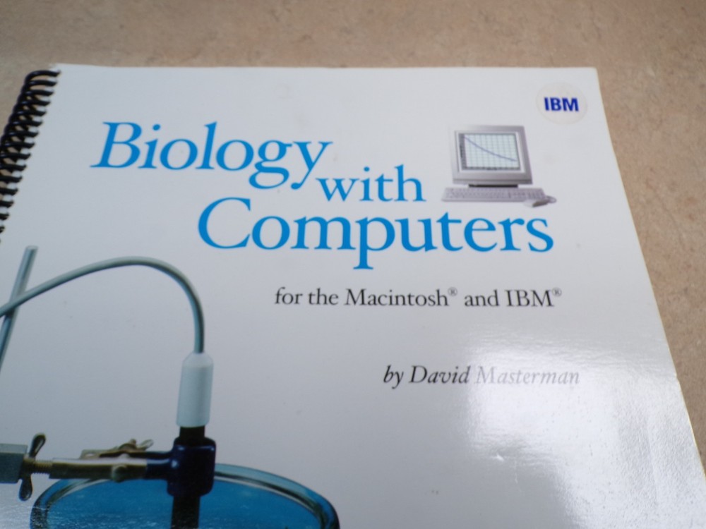 Software for Macintosh Vernier Biology with Computers Includes 3.5" discs